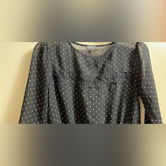 Lily Rose Sheer Polka-Dot Top🔥 - Picture 5 of 6